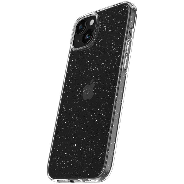 Spigen Liquid Crystal Glitter Backcover iPhone 15 - Crystal Quartz