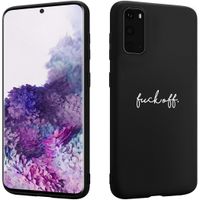 imoshion Design hoesje Samsung Galaxy S20 - Fuck Off - Zwart