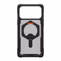 UAG Plasma XTE Backcover MagSafe Apple iPhone 17 Pro Max - Black Pop Orange