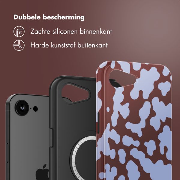 Selencia Vivid Backcover met MagSafe Apple iPhone 16e - Moo'd Lavender Glow