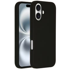 Accezz Liquid Silicone Back Cover with MagSafe Apple iPhone 16 - Black