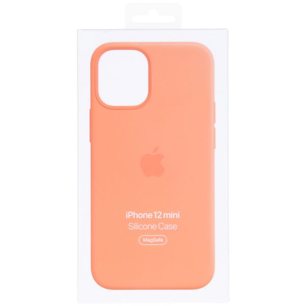 Apple Silicone Backcover MagSafe Apple iPhone 12 Mini - Kumquat