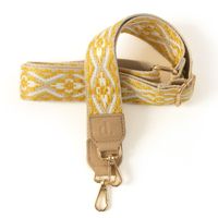 Dutchies Phone Strap - Universeel verstelbaar telefoonkoord - Moroccan Yellow / Beige