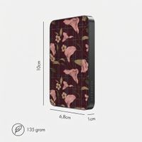 Selencia Vivid Powerbank 5.000 mAh - Draadloze Powerbank - MagSafe en Qi - Black / Autumn Muse