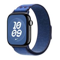 Apple Nike Sport Loop Band Apple Watch Series 1 t/m 11 / SE / Ultra (44/45/46/49 mm) - Blue Ribbon