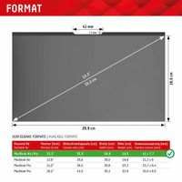 Displex Privacy Safe Magnetische Screenprotector MacBook Air 13.3 inch / Pro 13.3 inch - A1932 / A2179 / A2337 / A1466 / A1706 / A1708 / A1989 / A1502