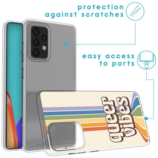 imoshion Design hoesje Samsung Galaxy A52(s) (5G/4G) - Rainbow Queer vibes