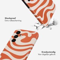 Selencia Vivid Tough Backcover Samsung Galaxy A35 - Dream Swirl Orange