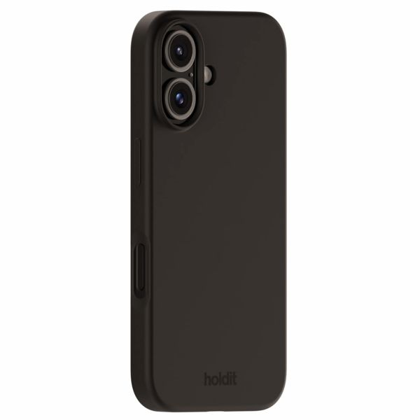 Holdit Silicone Case Apple iPhone 16 - Zwart