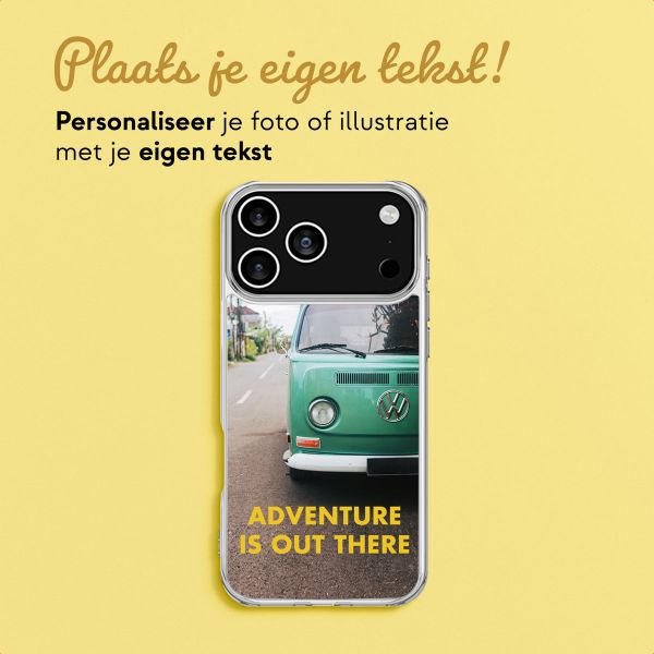 Ontwerp je eigen Clear Case Apple iPhone 17 Pro - Transparant