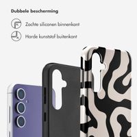 Selencia Vivid Backcover Samsung Galaxy S23 FE - Art Wave Black