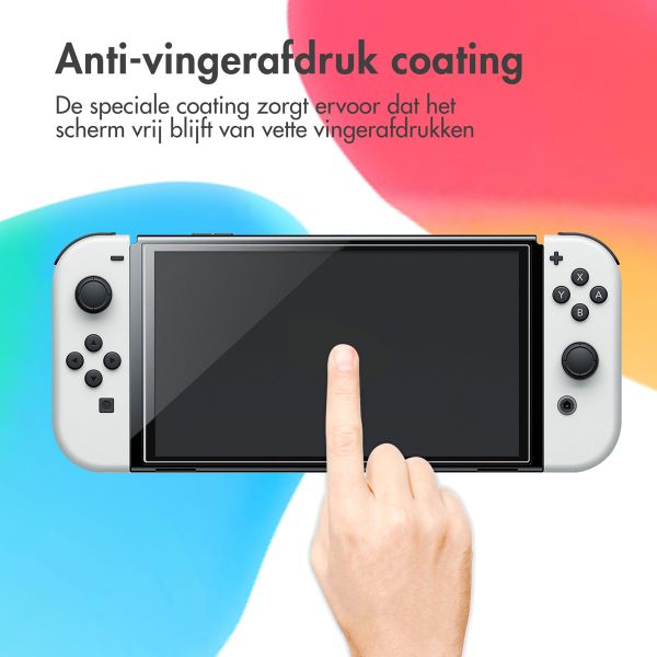 imoshion Gehard glas screenprotector Nintendo Switch OLED