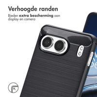 imoshion Brushed Backcover OnePlus Nord 4 - Zwart