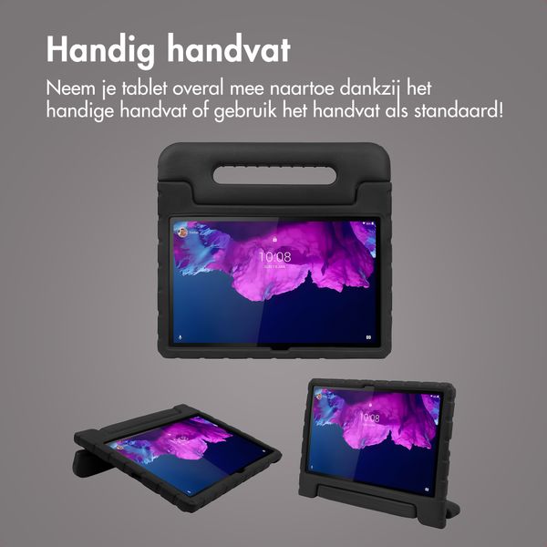 imoshion Kidsproof Backcover met handvat Lenovo Tab P11 / P11 Plus - Zwart