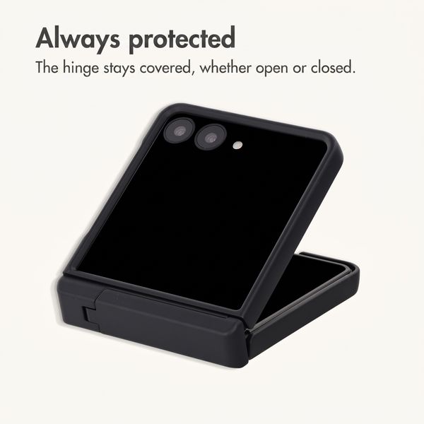 imoshion Colour Back Cover with Stand Samsung Galaxy Z Flip 8 - Black
