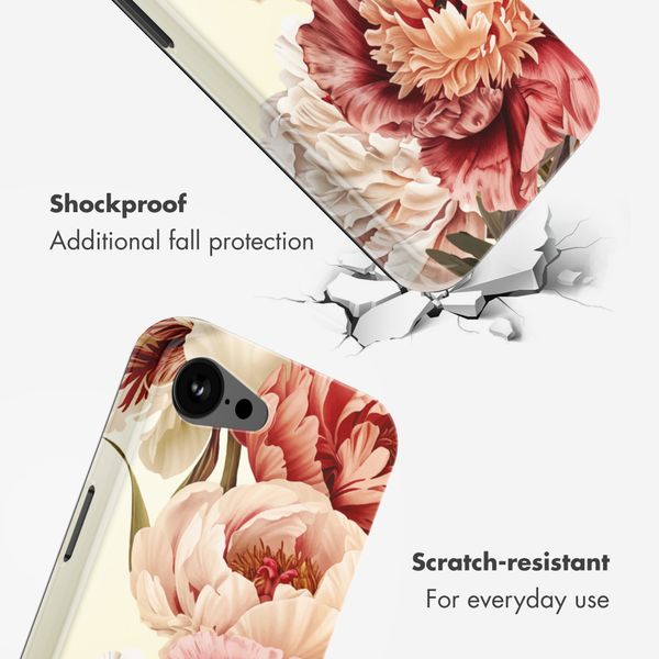 Selencia Vivid Back Cover with MagSafe Apple iPhone 17e / 16e - Vintage Peony