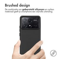 imoshion Brushed Backcover Xiaomi Poco X6 Pro - Zwart