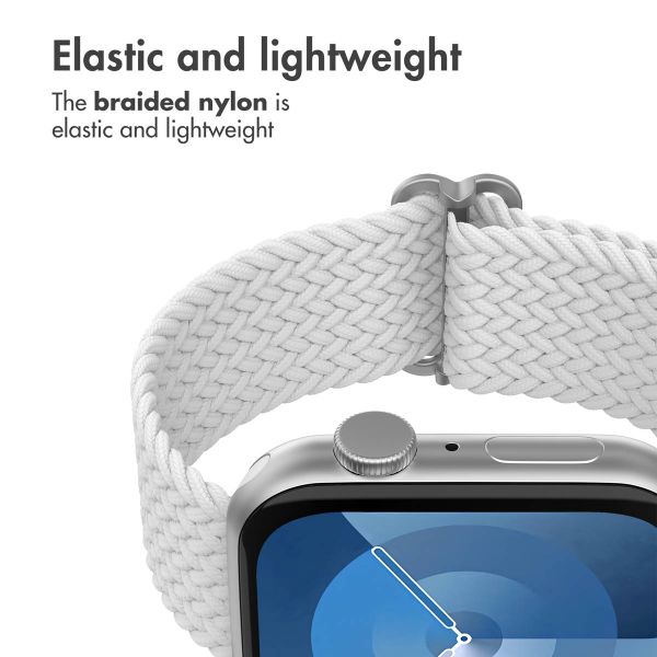 imoshion Woven nylon strap Apple Watch | 44/45/46/49 mm - White