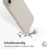 Accezz Liquid Silicone Backcover met MagSafe Apple iPhone Air - Stone