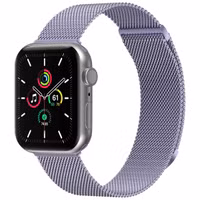 imoshion Milanees magnetisch bandje Apple Watch Series 1 - 11 / SE / Ultra (44/45/46/49 mm) - Maat M - Paars