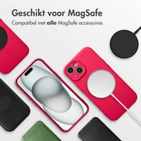 imoshion Color Backcover met MagSafe Apple iPhone 15 - Neon Pink