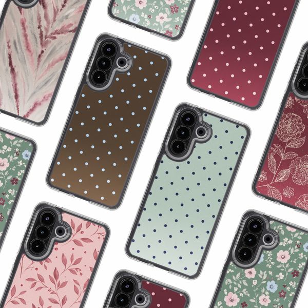 imoshion Design hoesje Samsung Galaxy A57 (5G) - Polka Dot Bruin