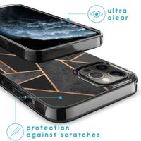 imoshion Design hoesje iPhone 12 (Pro) - Grafisch Koper / Zwart