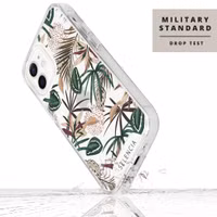 Selencia Zarya Fashion Extra Beschermende Backcover Apple iPhone 12 Mini - Jungle Leaves