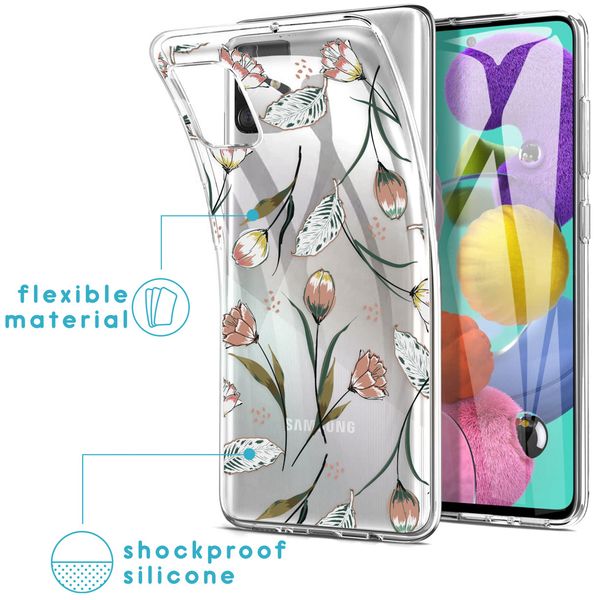 imoshion Design hoesje Samsung Galaxy A51 - Vintage Flowers