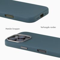 Accezz Mesh Backcover met MagSafe Apple iPhone 16 Pro - Donkerblauw