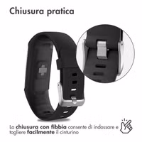 imoshion Siliconen bandje Polar A360 / A370 - Zwart