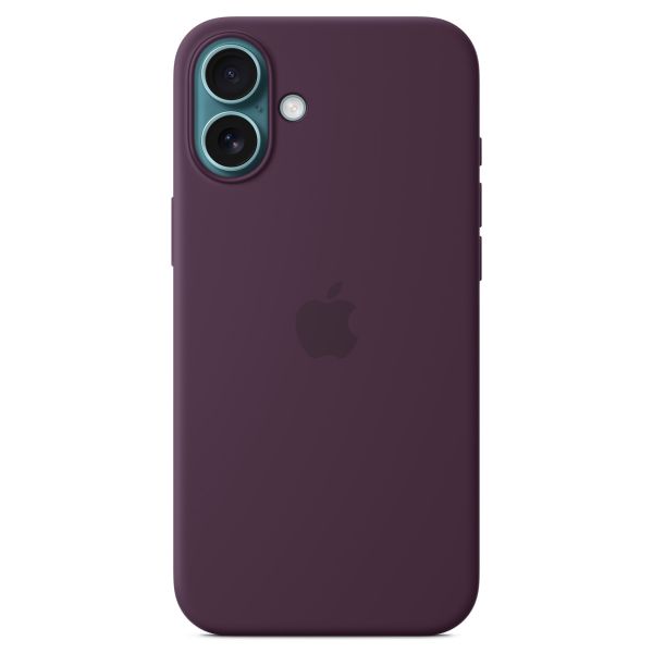 Apple Silicone Backcover MagSafe Apple iPhone 16 Plus - Plum