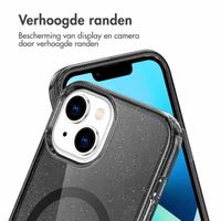 imoshion Sparkle Backcover met MagSafe Apple iPhone 14 - Glitter Zwart