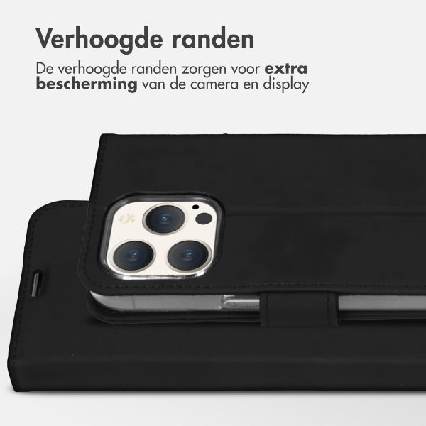 Accezz Wallet Softcase Bookcase Apple iPhone 15 Pro - Zwart