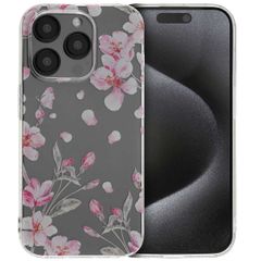 imoshion Design hoesje Apple iPhone 15 Pro - Blossom Watercolor