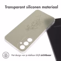 imoshion Design hoesje Samsung Galaxy S23 FE - Floral Green