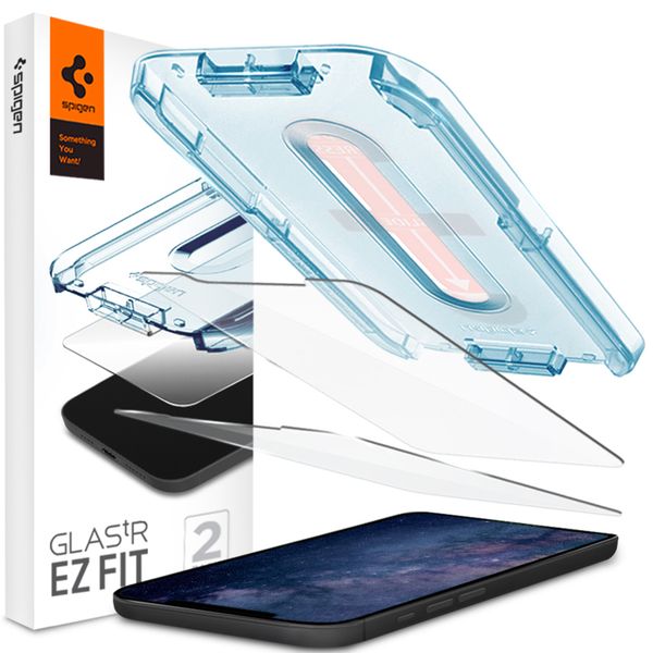 Spigen GLAStR EZ Fit Screenprotector + Applicator iPhone 12 Mini