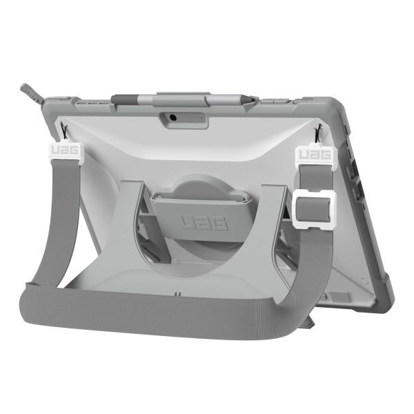 UAG Plasma Healthcare backcover met strap en schouderband Microsoft Surface Pro 9 / Pro 10 - Wit / Grijs