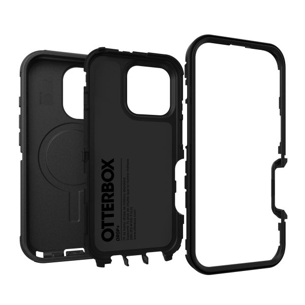 OtterBox Defender Rugged Backcover met MagSafe iPhone 16 Pro - Black