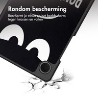 imoshion Design Trifold Bookcase Samsung Galaxy Tab A9 8.7 inch - Don't touch