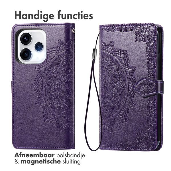 imoshion Mandala Bookcase Oppo Reno15 (5G) - Paars