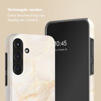 Selencia Vivid Backcover Samsung Galaxy S25 - Golden Beige Marble