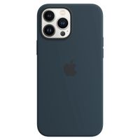 Apple Silicone Backcover MagSafe Apple iPhone 13 Pro Max - Blauw