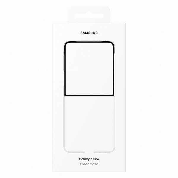 Samsung Originele Clear Case Samsung Galaxy Z Flip 7 - Transparant