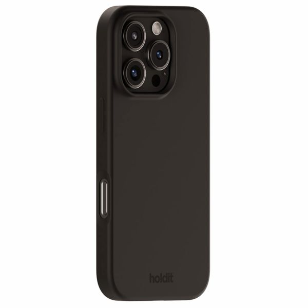 Holdit Silicone Case Apple iPhone 16 Pro Max - Zwart