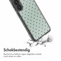 imoshion Design hoesje Samsung Galaxy S24 - Polka Dot Mintgroen