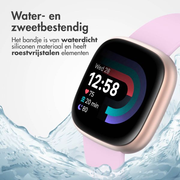 imoshion Siliconen bandje Fitbit Versa / Versa 2 / Versa Lite - Maat L - Oudroze