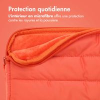 imoshion Puffer Laptop hoes 13-14 inch - Laptopsleeve - Apricot Crush Orange