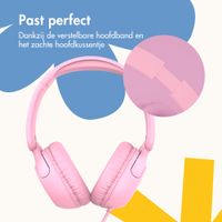 imoshion Kinderkoptelefoon met Draad - AUX kabel - Decibelbegrenzer - Candy Pink