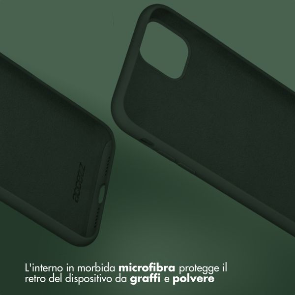 Accezz Liquid Silicone Backcover Samsung Galaxy A15 (5G/4G) - Forest Green